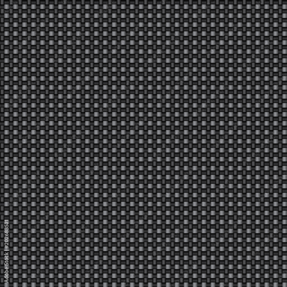 Seamless carbon fiber texture vector