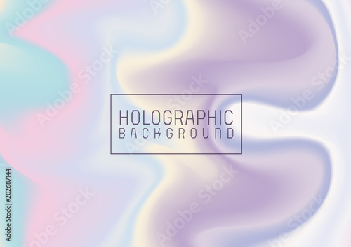 Abstract background with holographic effect