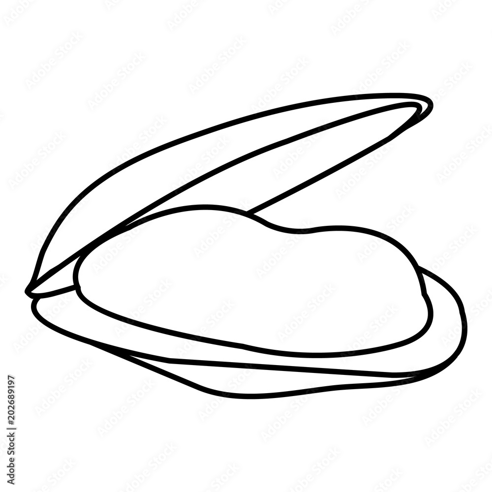 Mollusk icon. Outline illustration of mollusk vector icon for web Mollusk icon. Outline illustration of mollusk vector icon for web