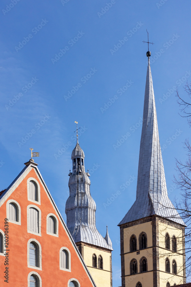 Ballhaus und Kirche St. Nikolai in Lemgo, Nordrhein-Westfalen