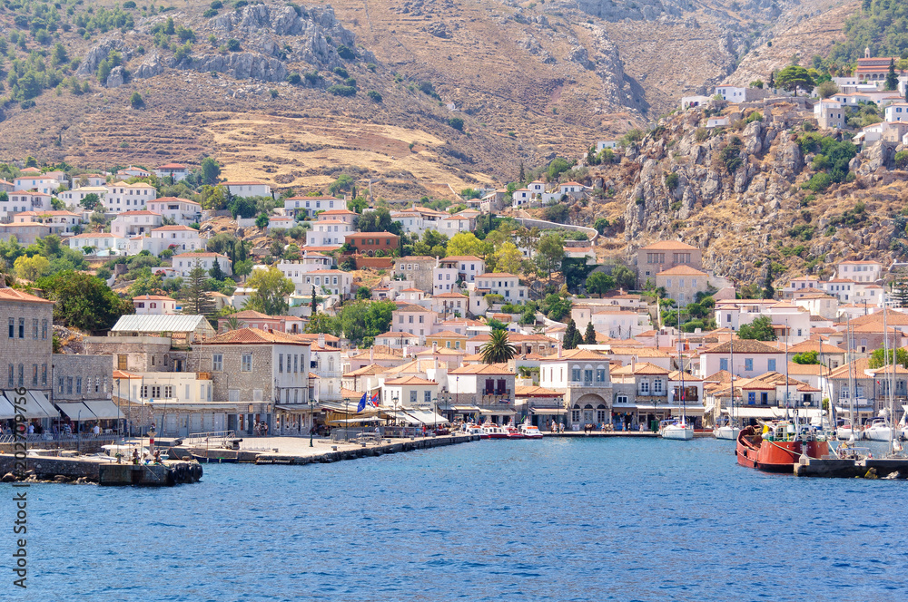 The port of Hydra, the gem of the Saronic Gulf - Greece