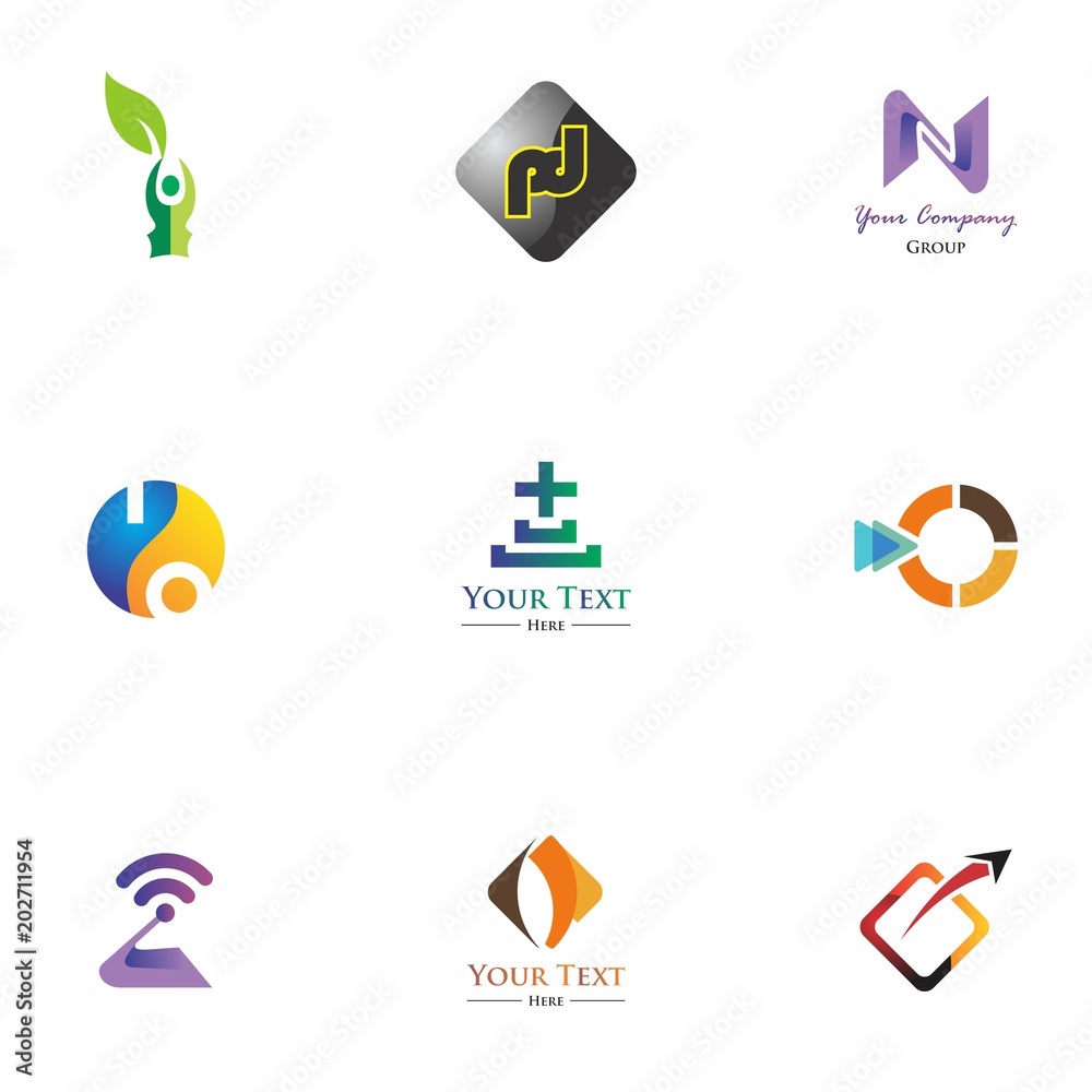 logo set design for education, application, company, and idea
logo set design for education, application, company, and idea