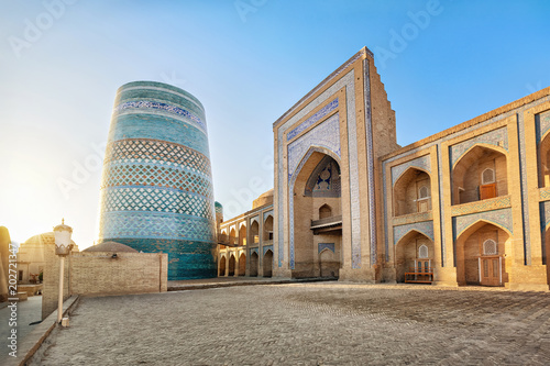 Kalta Minor minaret in Khiva, Khorezm Region, Uzbekistan photo