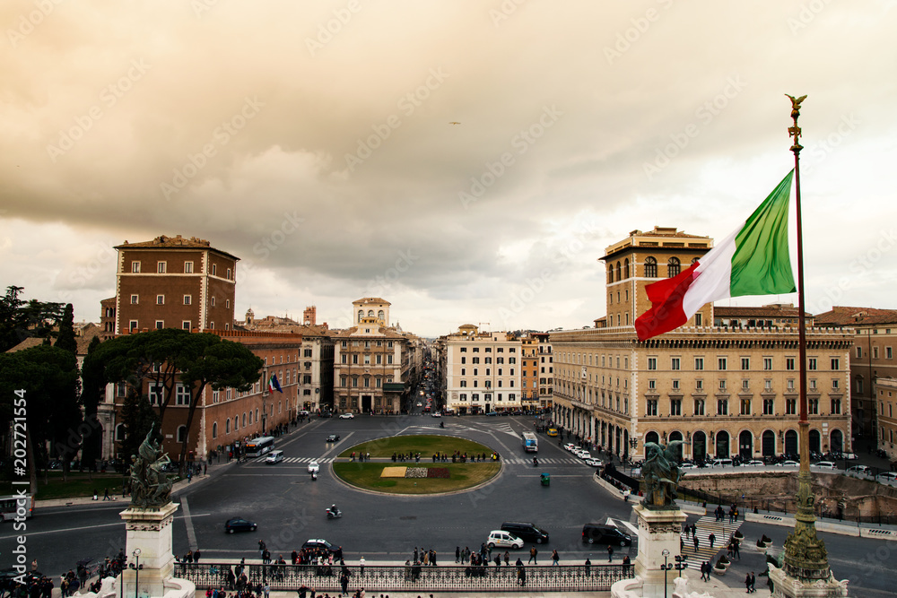 Naklejka premium View from the