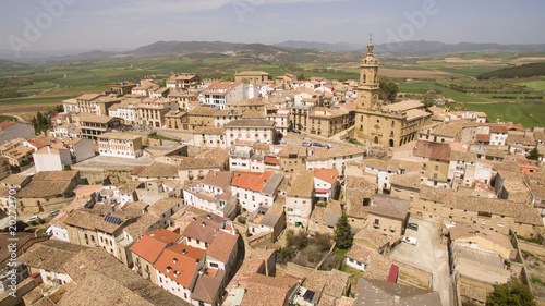 Mendigorria is a beautiful village in Navarre province, Spain photo