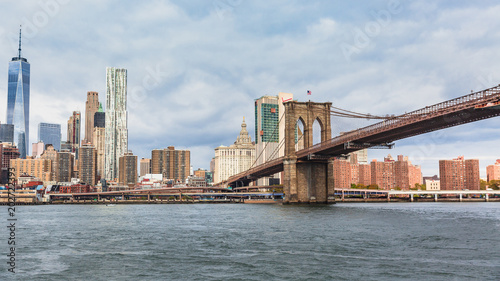 Fototapeta Most Brookliński i panorama Manhattanu