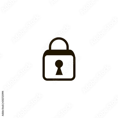 lock icon. sign design