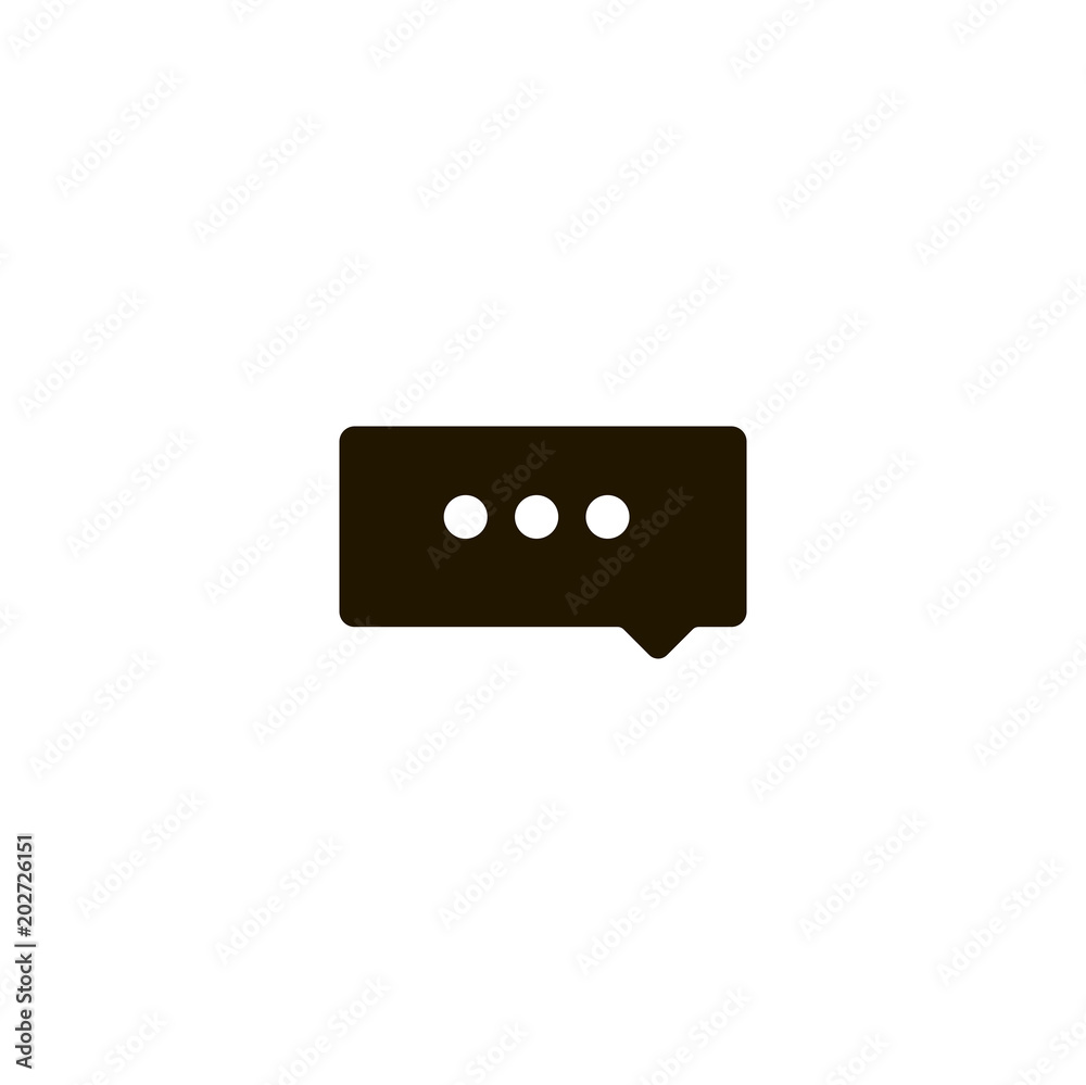 chat speech bubble icon. sign design chat speech bubble icon. sign design