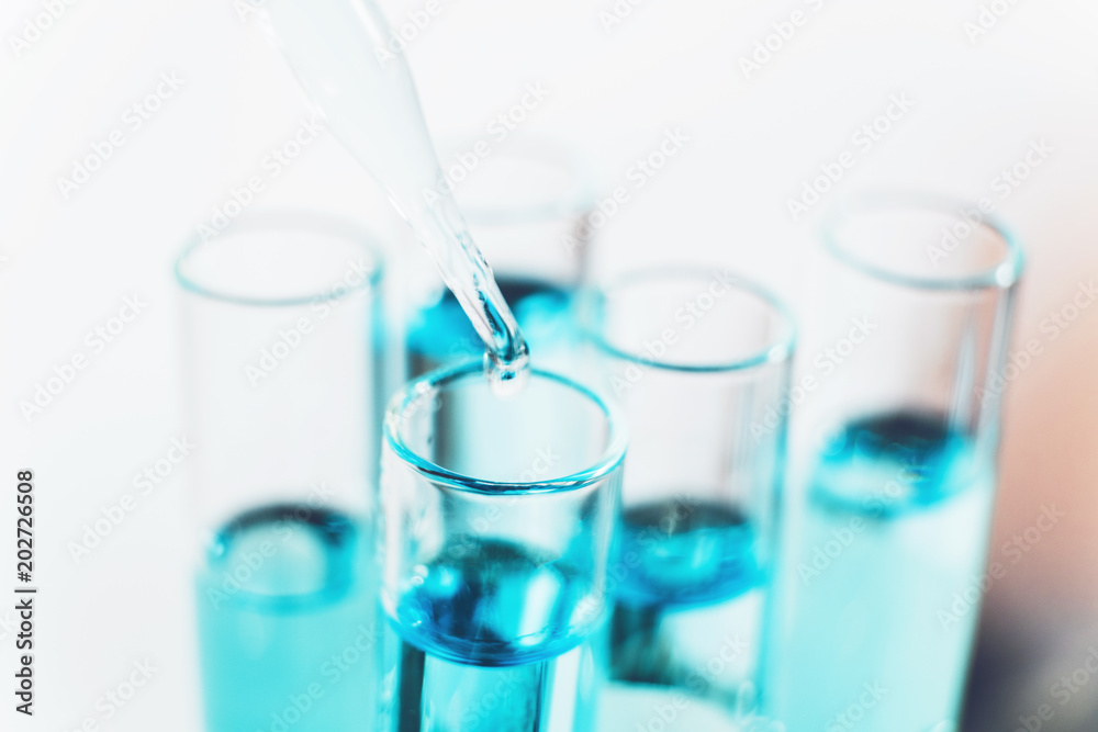 Glass laboratory chemical test in lap room. Science concept Glass laboratory chemical test in lap room. Science concept