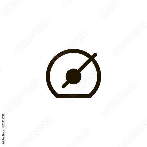 speedometer icon. sign design