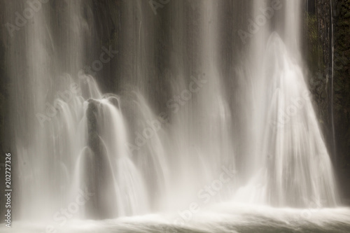 Waterfalls in the Piedra Monastery in Nuevalos, Zaragoza. Community of Aragon, Spain © pintxoman