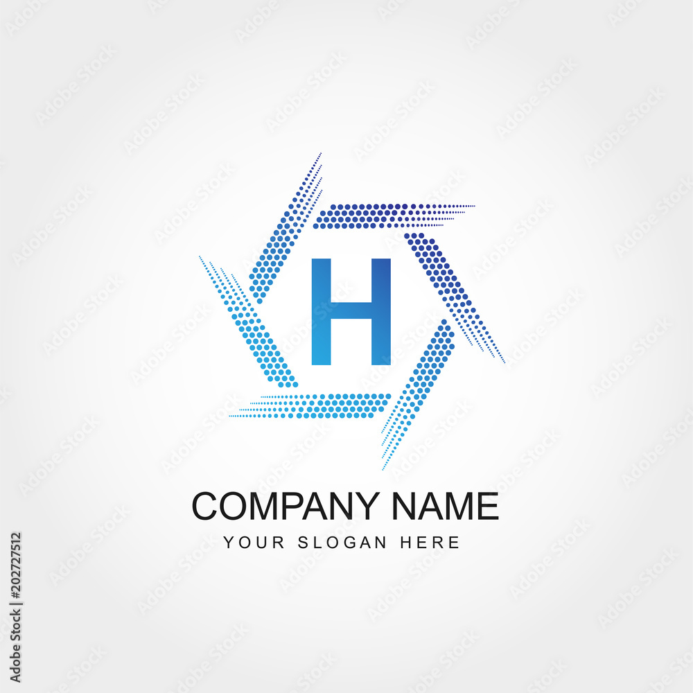 Letter H Logo Design Letter H Logo Design