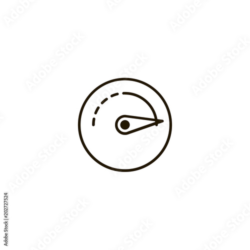 speedometer icon. sign design