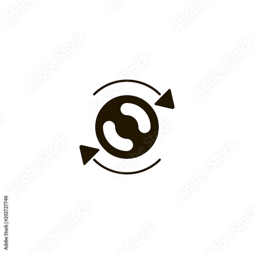 disc icon. sign design photo