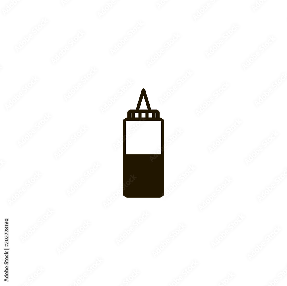 sauce bottle icon. sign design sauce bottle icon. sign design