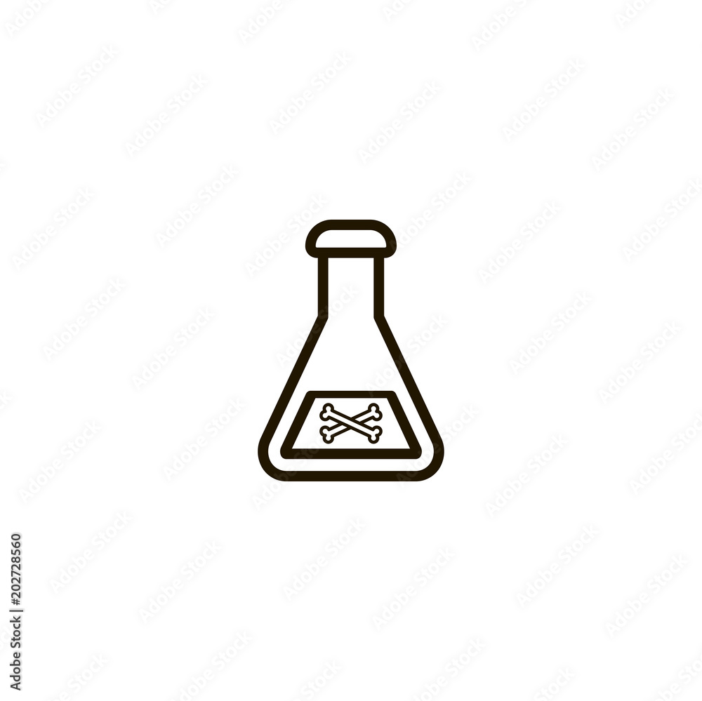 flask icon. sign design flask icon. sign design