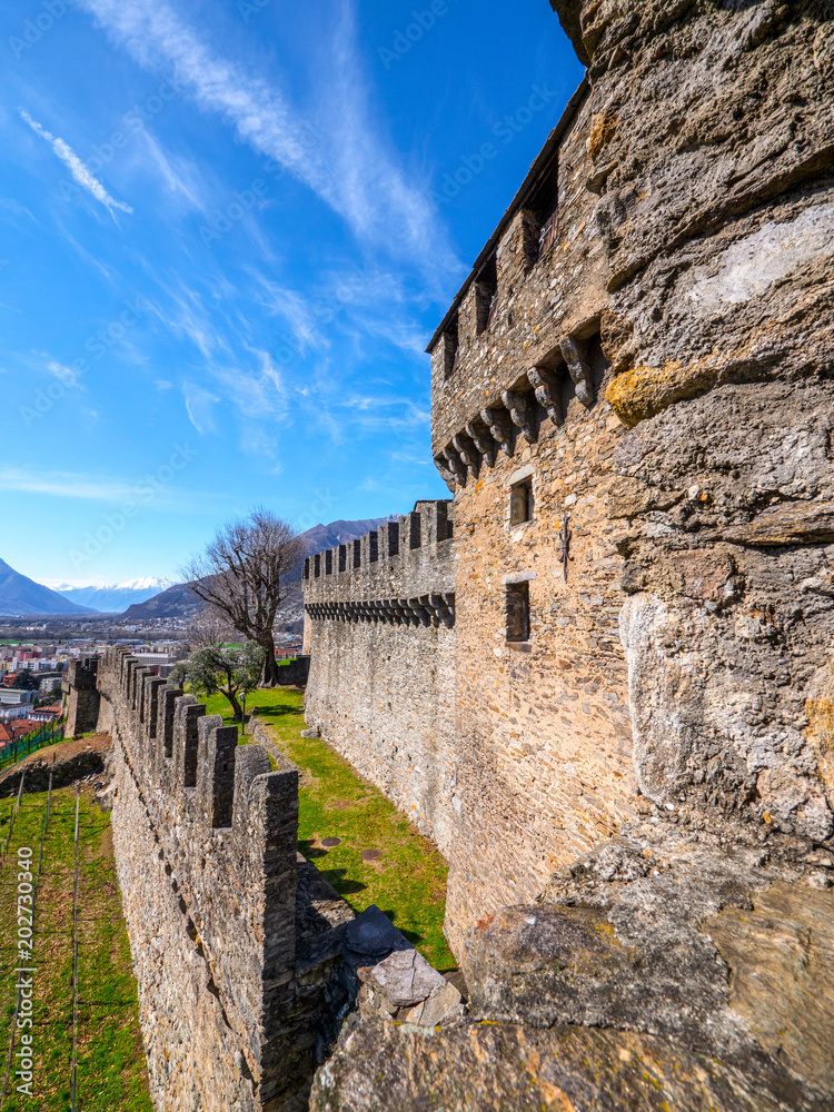 Castello di Montebello, Bellinzona, Schweiz