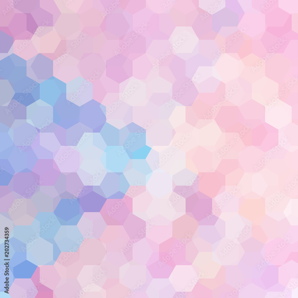 Background of pink, blue geometric shapes. Mosaic pattern. Vector EPS 10. Vector illustration Background of pink, blue geometric shapes. Mosaic pattern. Vector EPS 10. Vector illustration