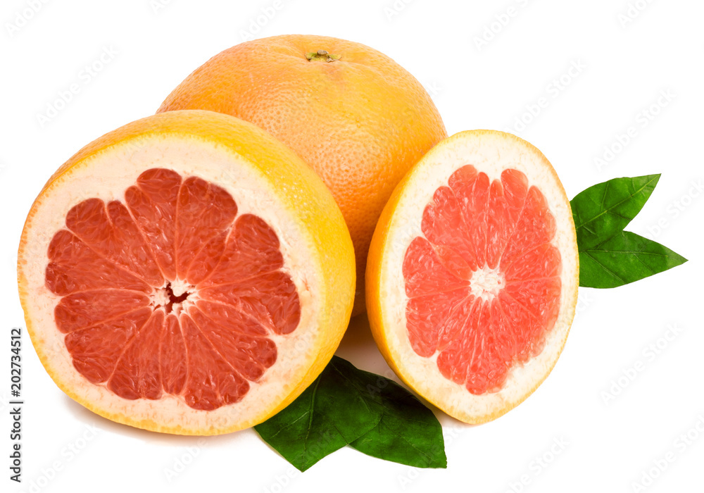 Grapefruit isolated on white background Grapefruit isolated on white background