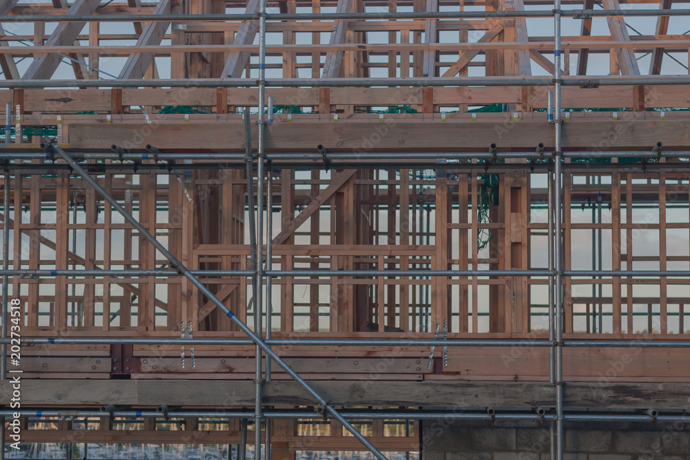 Wooden construction of private houses, details