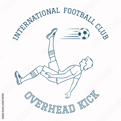Emblem of soccer club.