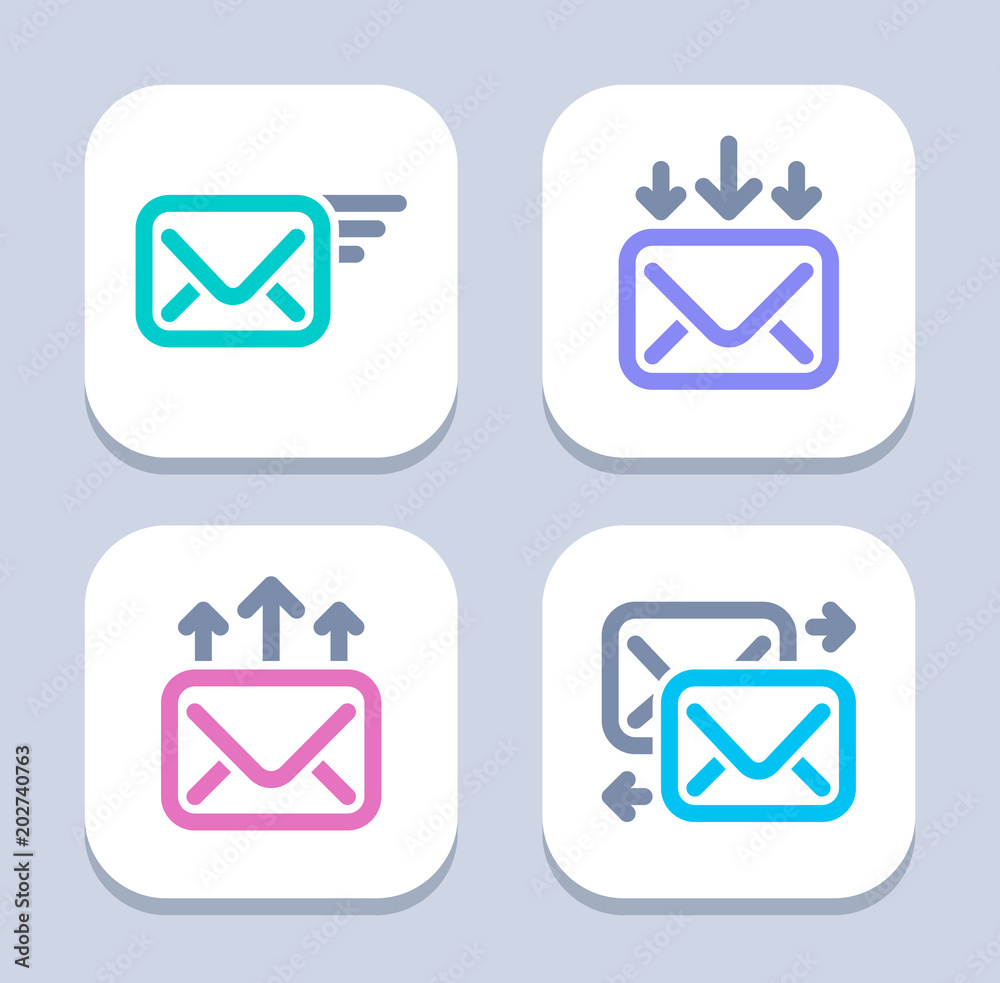Newsletter Operations - Neon Duo Icons. A set of 4 professional, pixel-perfect icons. Newsletter Operations - Neon Duo Icons. A set of 4 professional, pixel-perfect icons.