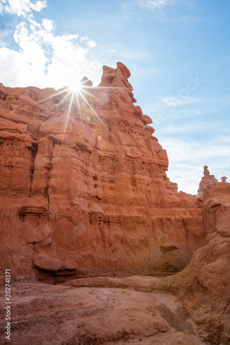 Spectacular landscapes of Goblin valley state park in Utah, USA