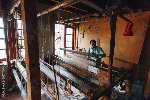 Pashmina Makers Srinaagar Kashmir India