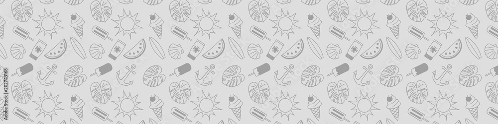 Summer background with copyspace. Vector. Summer background with copyspace. Vector.