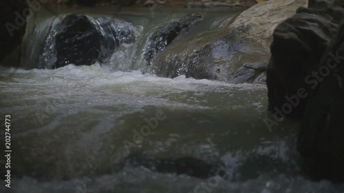 Wallpaper Mural Small waterfall and stream flowing. Torontodigital.ca