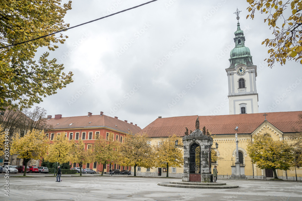 Obraz premium Karlovac - small town in Northen Croatia