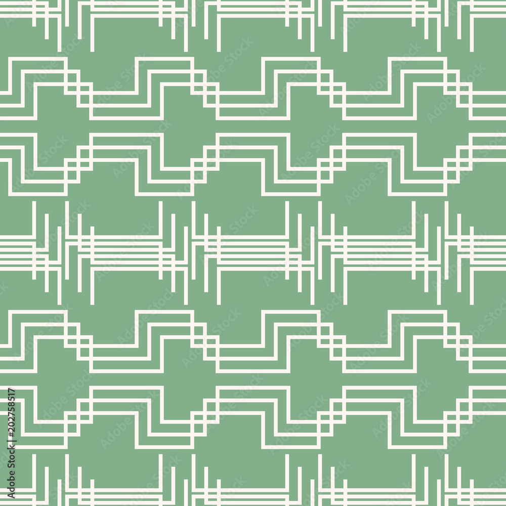 Seamless pattern of multiple bent lines forming polygonal shapes