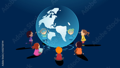 Stickman Kids Learning Virt...