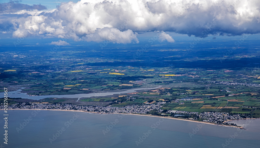 Océan atlantique vu du ciel Océan atlantique vu du ciel