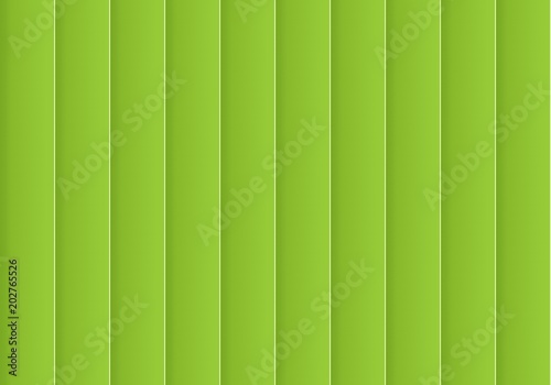 Colorful background consisting of green rectangle in a row next to each other. Mosaic of geometric elements. green vertical louver of parts 