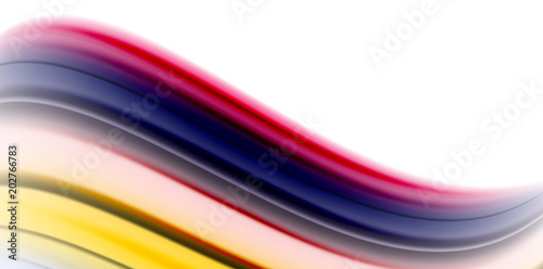 Gel jelly fluid flowing liquid rainbow style colours, wave abstract background, modern minimal colorful design