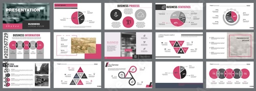 Training Charts Slide Templates Set