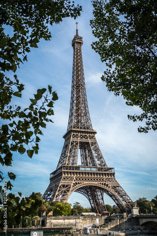 La tour Eiffel Paris France.