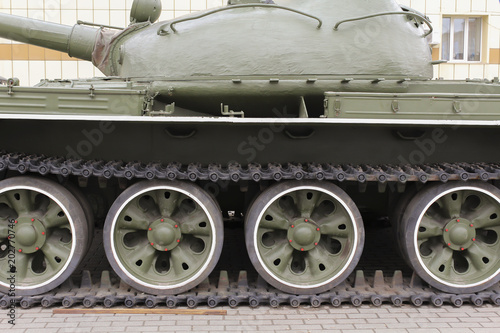 The Soviet tank wheels