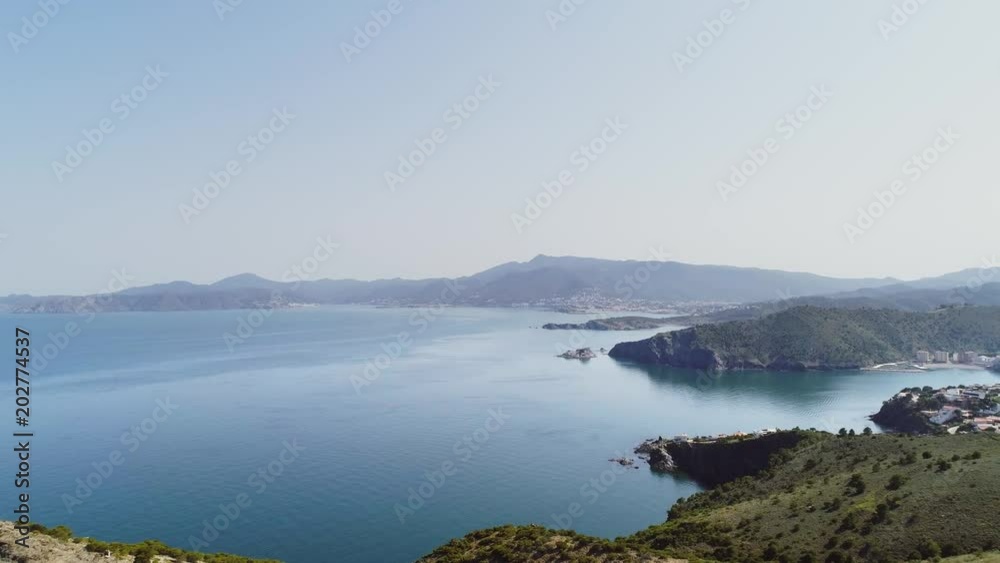 Costa Brava coast berween Llanca and Colera Catalonia Spain Costa Brava coast berween Llanca and Colera Catalonia Spain
