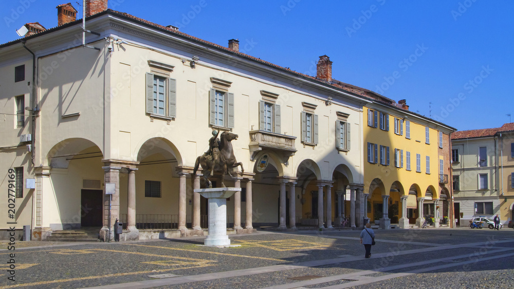 Pavia, Piazza Duomo, Lombardia, Italia, Europa, Italy