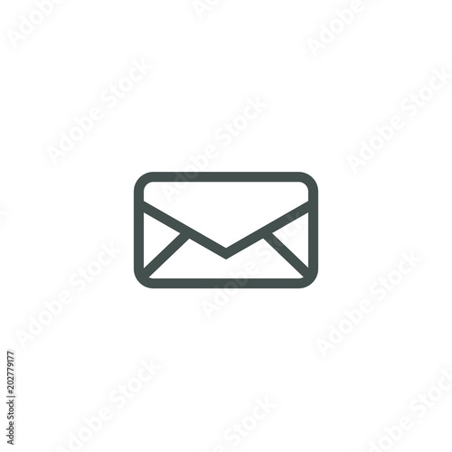 black and white frameless linear letter  icon