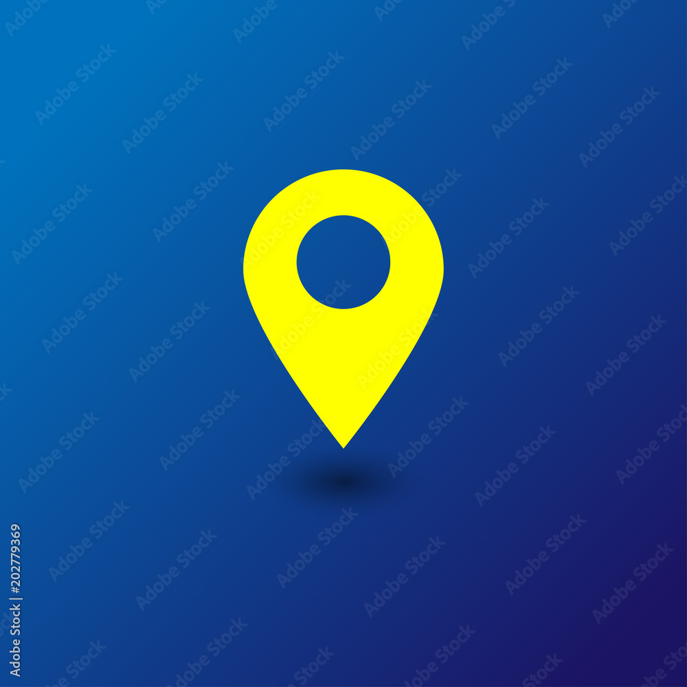 Vector of map pointer icon set. GPS location symbol. Flat design style. Vector of map pointer icon set. GPS location symbol. Flat design style.