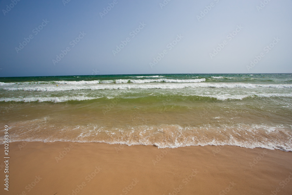 Beautiful beach in Tunisia