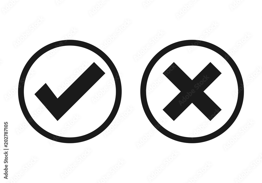 Check mark icon. Check icon vector. Check list button icon Check mark icon. Check icon vector. Check list button icon