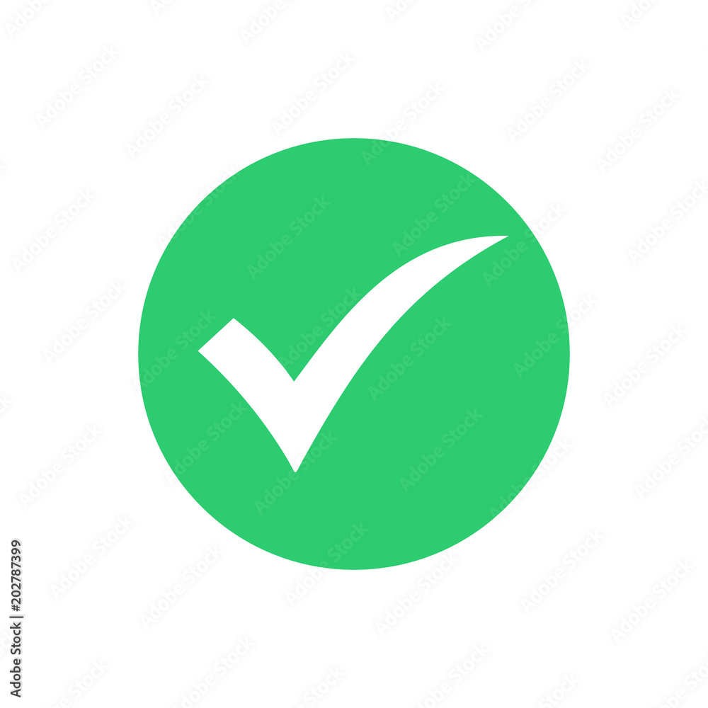 Check mark icon. Check icon vector. Check list button icon Check mark icon. Check icon vector. Check list button icon