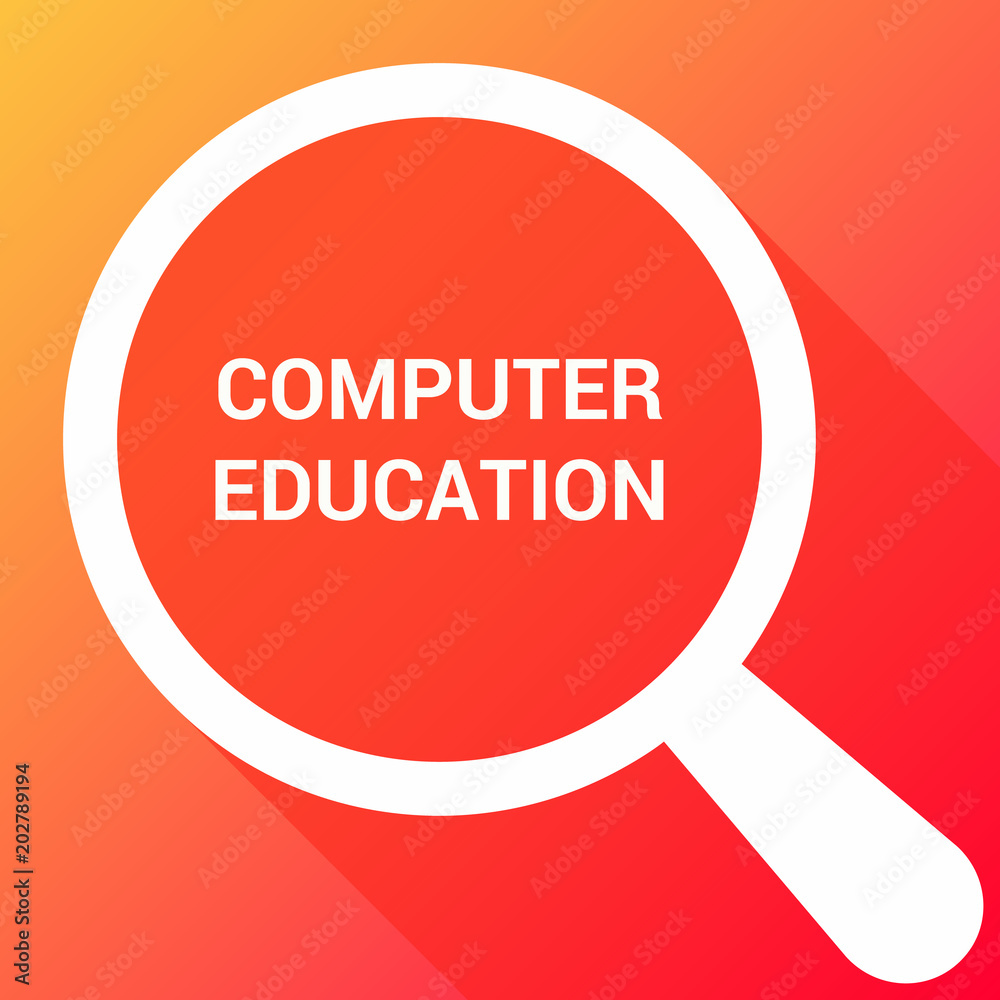 Magnifying Optical Glass With Words Computer Education Magnifying Optical Glass With Words Computer Education