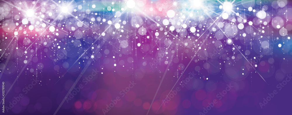Vector violet lights background. Holiday background. - obrazy, fototapety, plakaty 