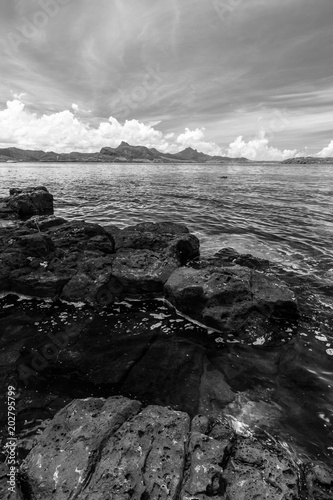 Beach on Mauritius island photo