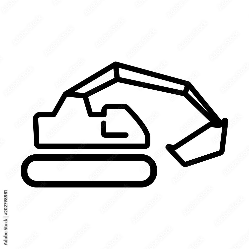 Construction line icon Construction line icon
